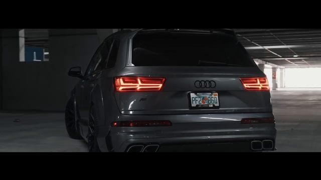Vossen Hybrid Forged HF-2 Wheel | Audi Q7 ABT Widebody | Satin Black смотреть онлайн