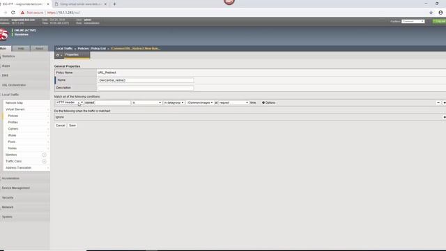 BIG-IP Solutions: Simple URL Redirect Using Policies смотреть онлайн