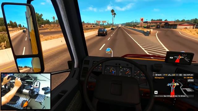 American Truck Simulator - Mod Volvo VNL 660 +G27 смотреть онлайн