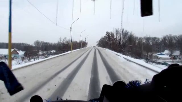 №119 Рейс на Кривой рог - начало. Меняю резину. Мерзну ночью. смотреть онлайн
