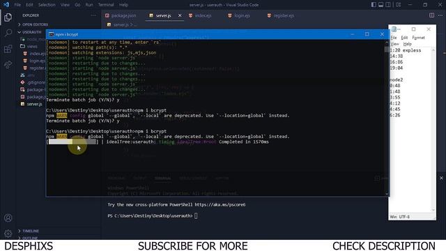 Node.Js Login and Registration with Database | Login, Logout and User Authentication | 1/2 | смотреть онлайн