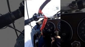 переделанный снегоход буран двс от оки две лыжи