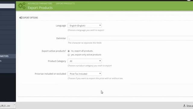 Backup Export Products from your Store in csv Format смотреть онлайн