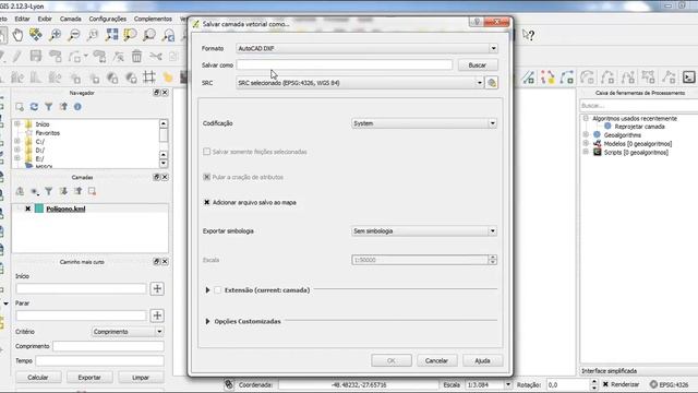 Espig Projetando - QGIS - Como Converter KML em DXF смотреть онлайн