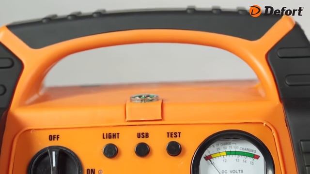Обзор пуско-зарядного устройства DEFORT DPS-17N смотреть онлайн