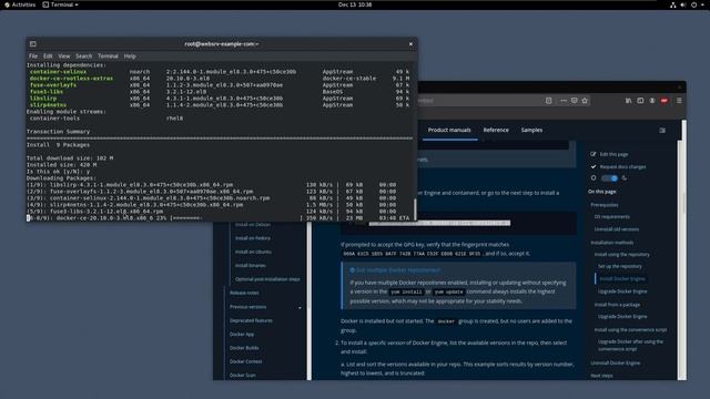 Docker Essential Training, Part 01 - Install Docker Engine on CentOS 8 смотреть онлайн