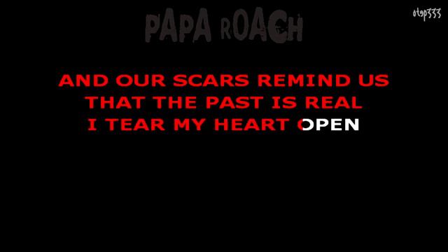 Papa Roach | Scars (Karaoke + Instrumental) смотреть онлайн