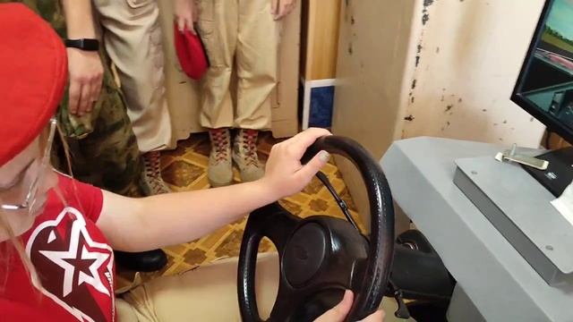 Волоколамская школа. Обучение вождению на тренажёре.