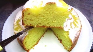 Кекс с ананасами на сгущенном молоке пышный воздушный и очень вкусный