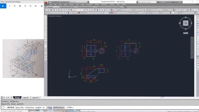 AUTOCAD 2D TO 3D - EXERCISE 3 смотреть онлайн