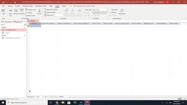 Access Module 1 Textbook Project смотреть онлайн