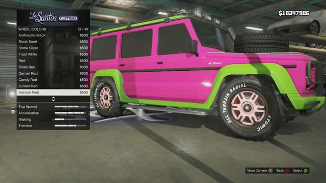 Benefactor Dubsta car costomisation guide GTA 5 смотреть онлайн
