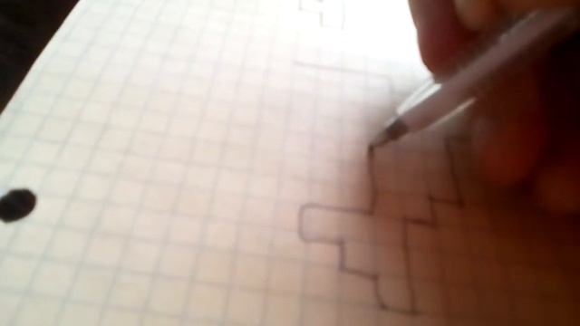 Как нарисовать дельфина по клеточкам смотреть онлайн