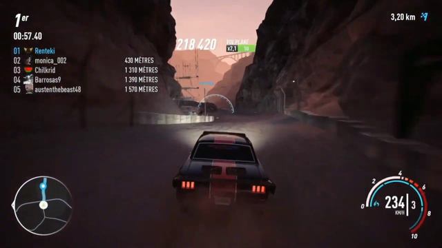 NFS Payback™| Canyon's calling 1:40.66 (World record). смотреть онлайн