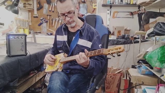 Classic Cigar box guitar. на продажу смотреть онлайн