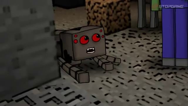 Minecraft Мультик-Отряд Мобов эпизод 1 Существо в лесу смотреть онлайн