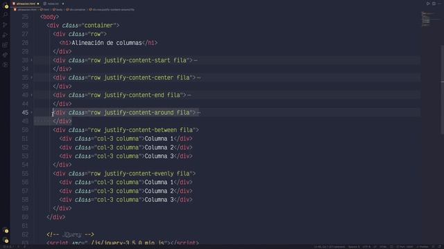 Alineación de columnas, parte 2.1- Curso de Bootstrap v5 css layout смотреть онлайн