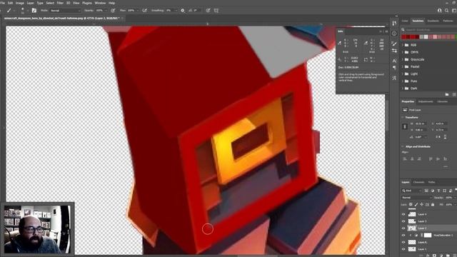 Dream Vs Technoblade Epic Minecraft Manhunt Battle | Photoshop Speed Edit