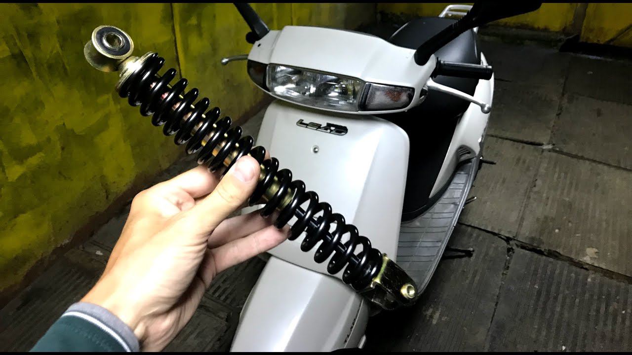 Замена заднего амортизатора -8- Дневник Honda Lead 50 af20