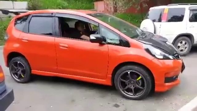 air suspension honda fit ge8 ( test 2) смотреть онлайн