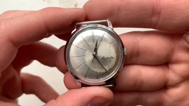 Видеообзор на раритетные часы Ракета-первый Коперник с механизмом Россия 2609 начала 1970-х ПЧЗ смотреть онлайн