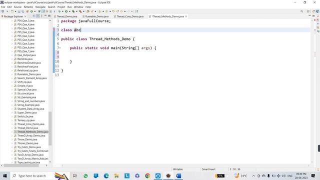 Methods of Thread class in java | multithreading in Java | Tutorial #62 смотреть онлайн