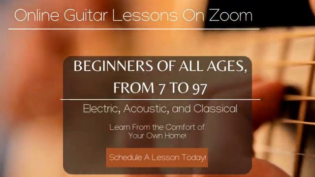 Online Guitar Lessons On Zoom смотреть онлайн