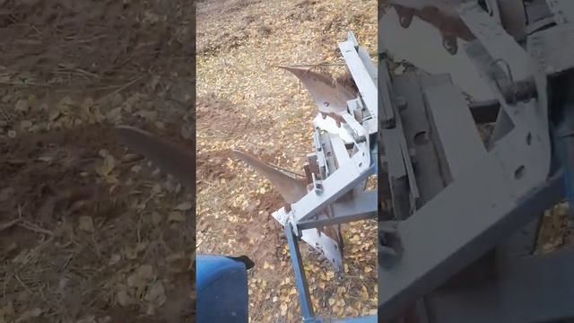 Самодельный плуг на Т40. Гектар на легке смотреть онлайн