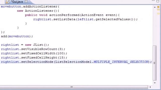 Beginner Java Programming Tutoria-73-Moving List Items Program (Tutorial World) смотреть онлайн