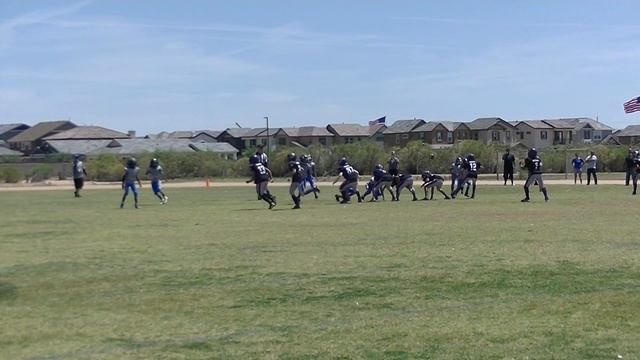 Caleb, #87, Left Tackle- Block vs Wolverines, 04-23-16 смотреть онлайн