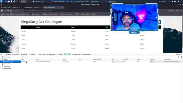 Hack The Box Vaccine Walkthrough смотреть онлайн