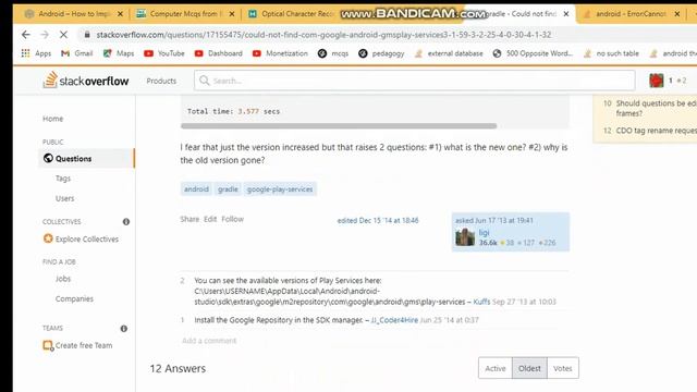 Solve Could not find com.google.android.gms:play-services-vision:15.2.0 смотреть онлайн