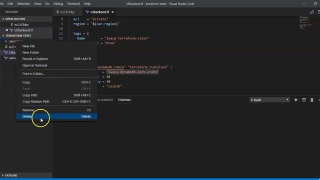 Store Terraform state file in Amazon S3 bucket | Terraform State смотреть онлайн