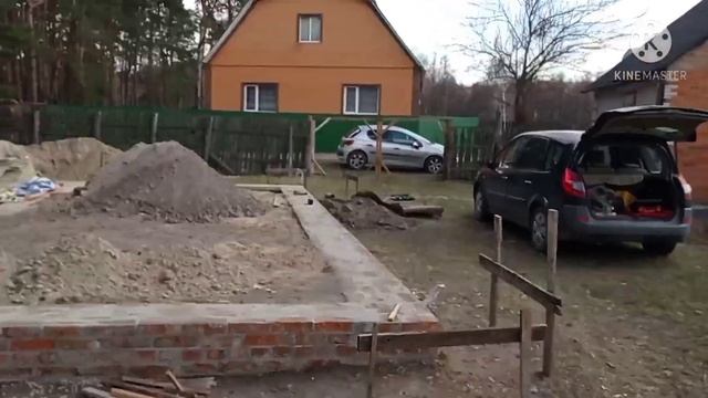 Как всё начиналось и как я увеличивал фундамент! Доливка фундамента. смотреть онлайн