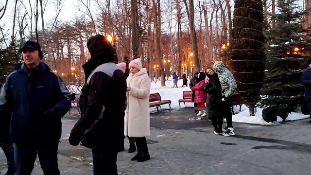 СЛАДКАЯ, ЖЕЛАННАЯ, ТЫ МОЙ АНГЕЛОК!??❄️/ТАНЦЫ В ПАРКЕ ГОРЬКОГО ХАРЬКОВ ФЕВРАЛЬ 2022 смотреть онлайн