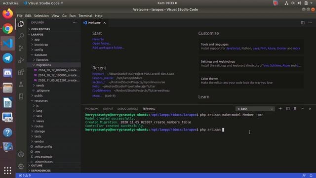 Tutorial Laravel Project POS - Schema Database part 1 смотреть онлайн