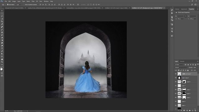 The Gate - Photoshop Manipulation Tutorial Processing [Dramatic Color Grading] смотреть онлайн
