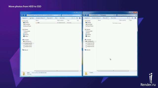 SSD Applications tests -- Windows Explorer (Microsoft Windows 7) смотреть онлайн