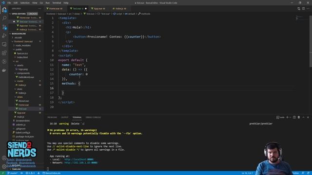Curso Basico C#/VueJs/Docker/SQL: Clase #46 Componentes y Bindings en Vue смотреть онлайн