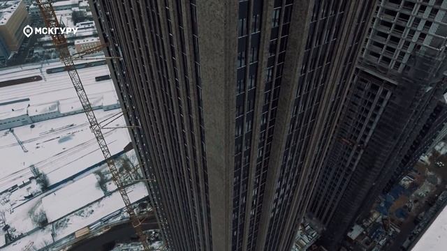 ЖК «Савеловский сити» — аэросъемка МСКГуру. Ноябрь 2016. смотреть онлайн