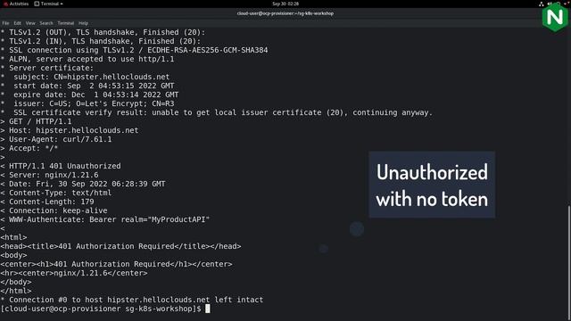 Configure NGINX Plus Ingress Controller to use JWT смотреть онлайн