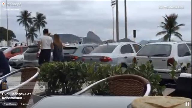Бразилия | Рио де Жанейро. Набережная Копакабана 30-04-2016 смотреть онлайн