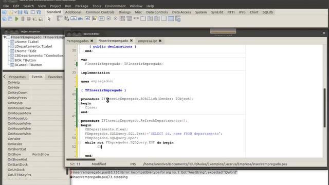 Tutorial Lazarus e PostgreSQL : Parte 6 смотреть онлайн