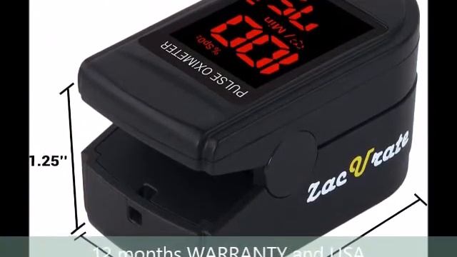 Zacurate Pro Series 500DL Fingertip Pulse Oximeter смотреть онлайн
