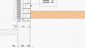 кладка в три четверти блока с перевязкой из керамзитных блоков
