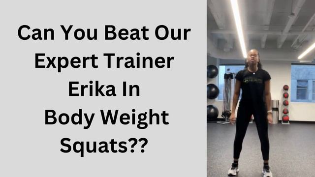 Beat The Expert Erika In Body Weight Squats смотреть онлайн