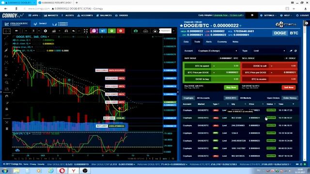 Cryptopia + Coinigy + Yobit.net - учимся торговать(день16) смотреть онлайн