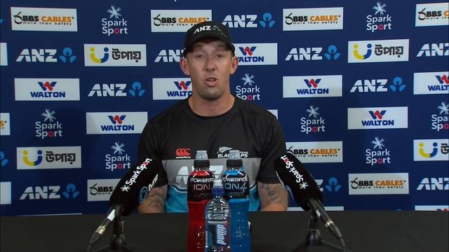 Luke Ronchi Post Play Media Day 4 | BLACKCAPS v Bangladesh Test 1 | Bay Oval смотреть онлайн