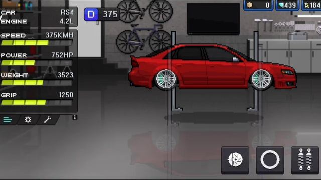 Pixel Car Racer - AUDI RS4 SEDAN STANCE BUILD ( Harlequin ) смотреть онлайн