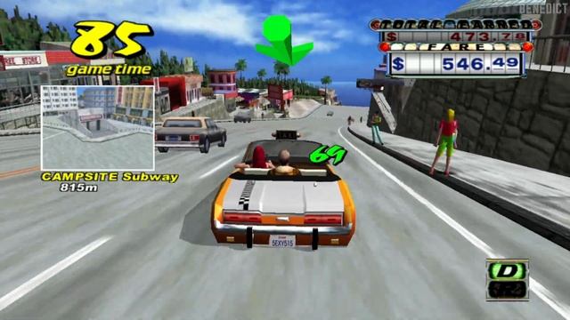 CRAZY TAXI | PS3 Gameplay смотреть онлайн